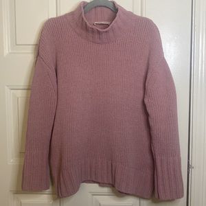 Philosophy Drop Shoulder Chenille Turtleneck Sweater